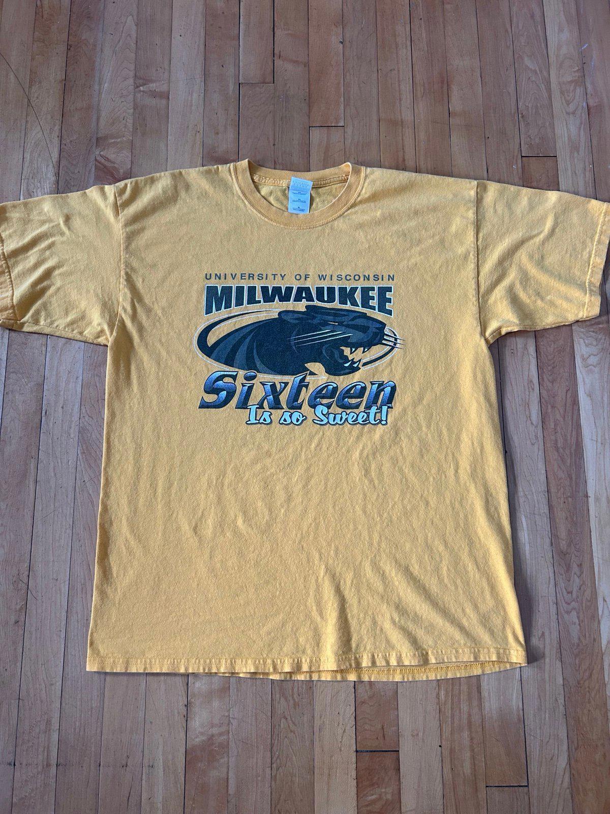 Vintage University of Wisconsin Milwaukee Panthers Basketball Sweet 16 T-Shirt