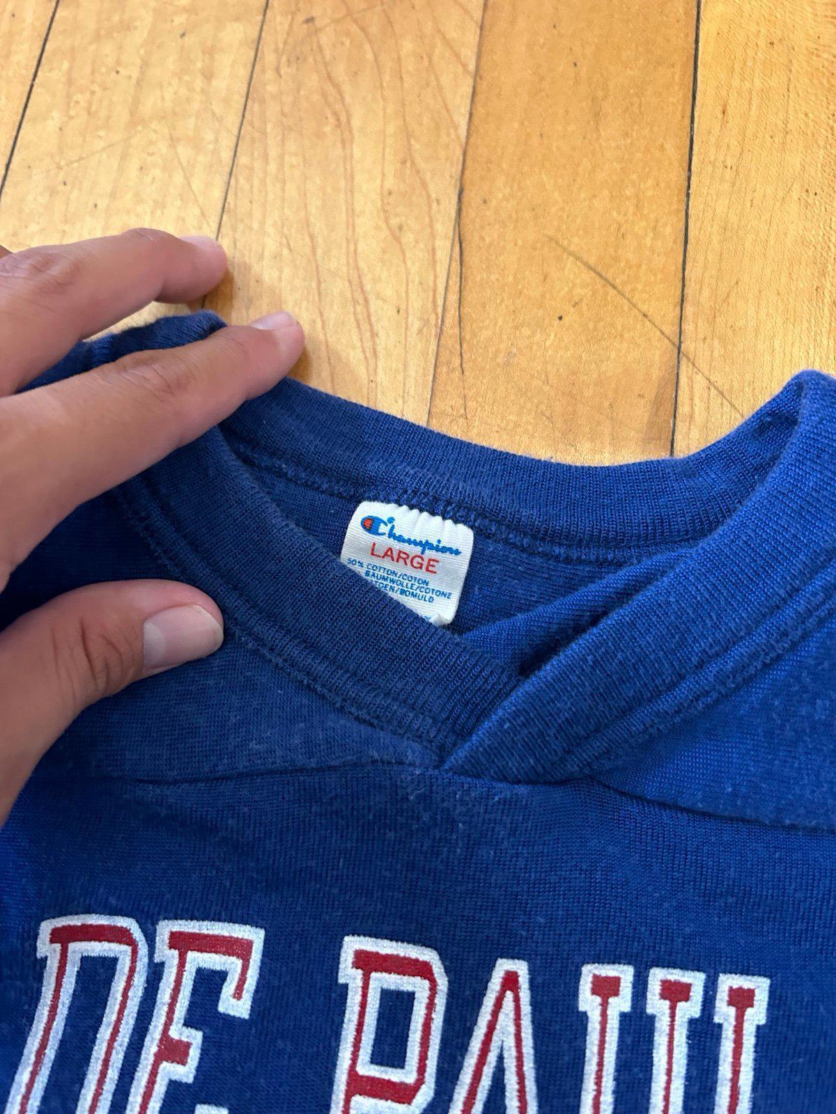 Vintage Champion De Paul Blue Demons Jersey T-Shirt