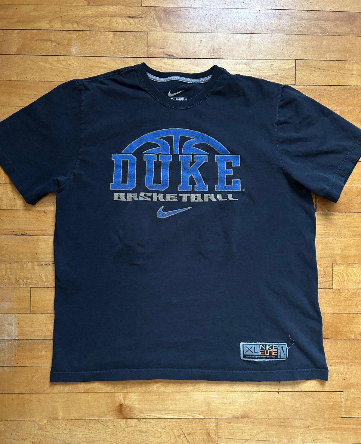 Vintage Black Nike University of Duke Blue Devils Basketball T-Shirt