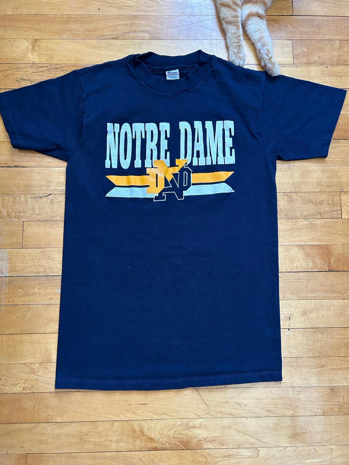 Vintage 80s University of Notre Dame Fighting Irish Champion T-Shirt