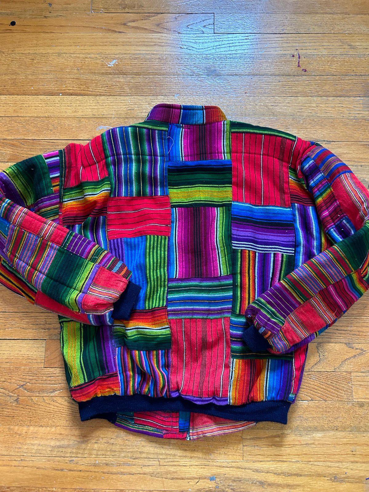 Vintage Mexican Zarape Design Zip up Jacket