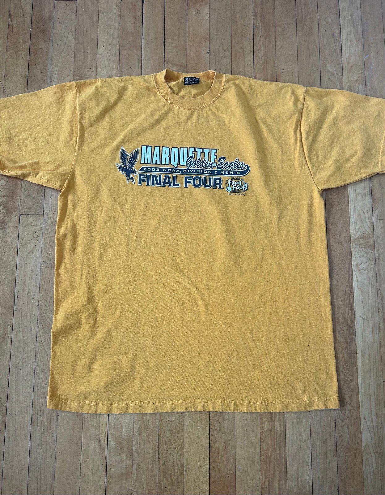 Vintage University of Milwaukee Wisconsin Marquette Eagles Final Four T-Shirt