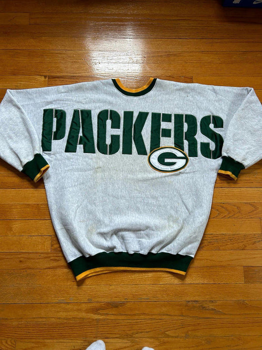 Vintage 90s NFL Green Bay Packer Crewneck Sweater