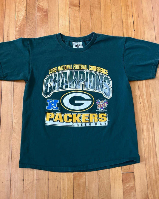 Vintage Green Bay Packers NFL Super Bowl XXXI Champions T-Shirt