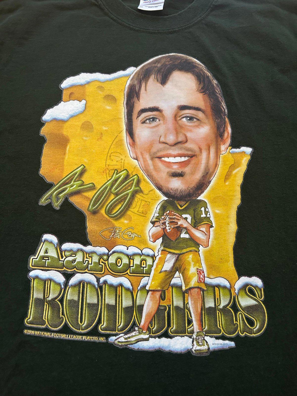 Vintage NFL Green Bay Packer Aaron Rodgers T-Shirt