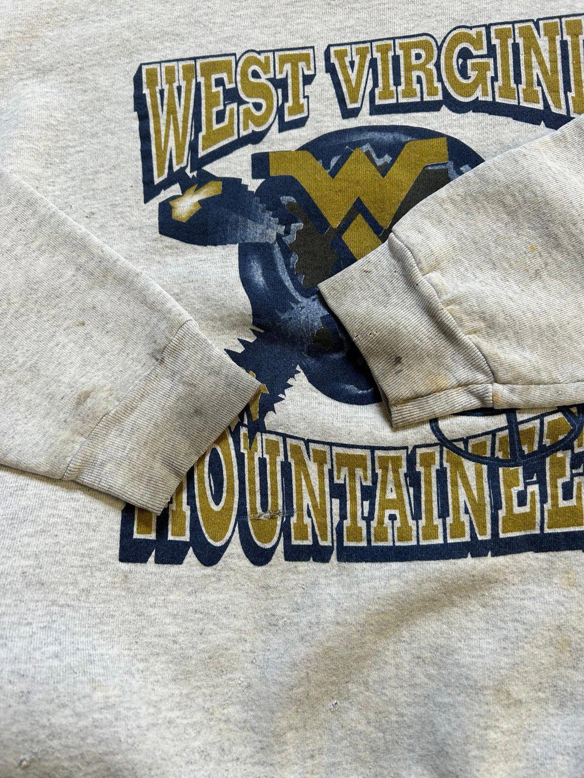 Vintage 1993 University of West Virginia Mountaineers Football Crewneck Sweater