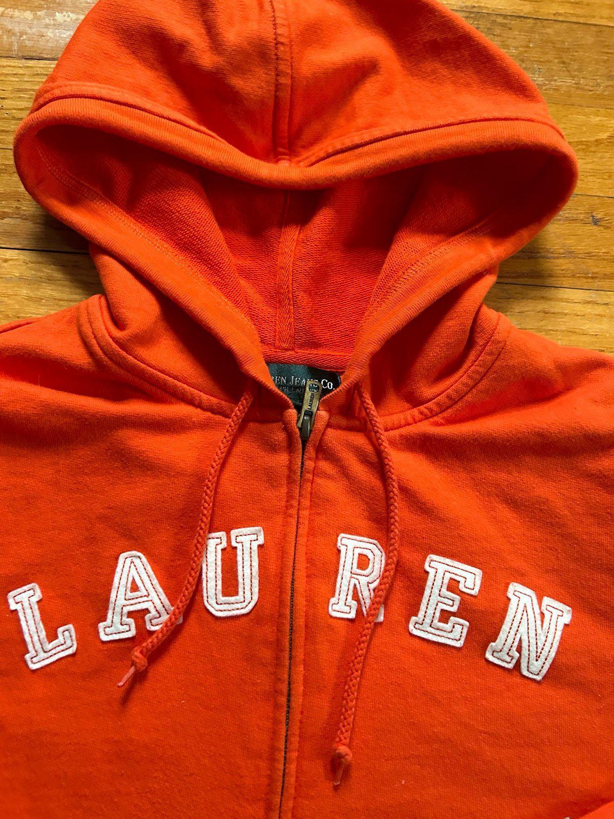 Polo Ralph Lauren Orange Zip Up Hoodie