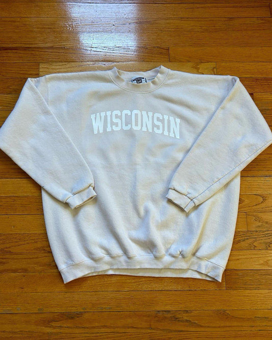 Vintage University of Wisconsin Badgers College NCAA Crewneck Sweater