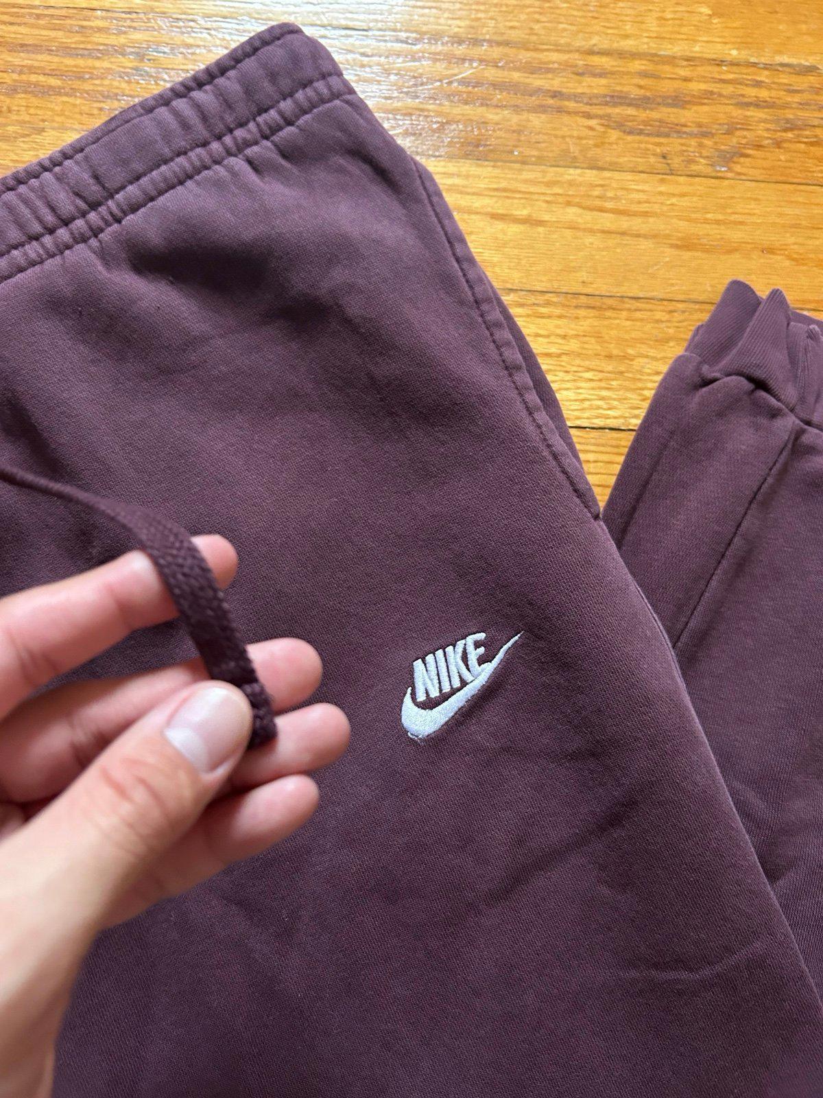 Maroon Nike Track Pants Joggers