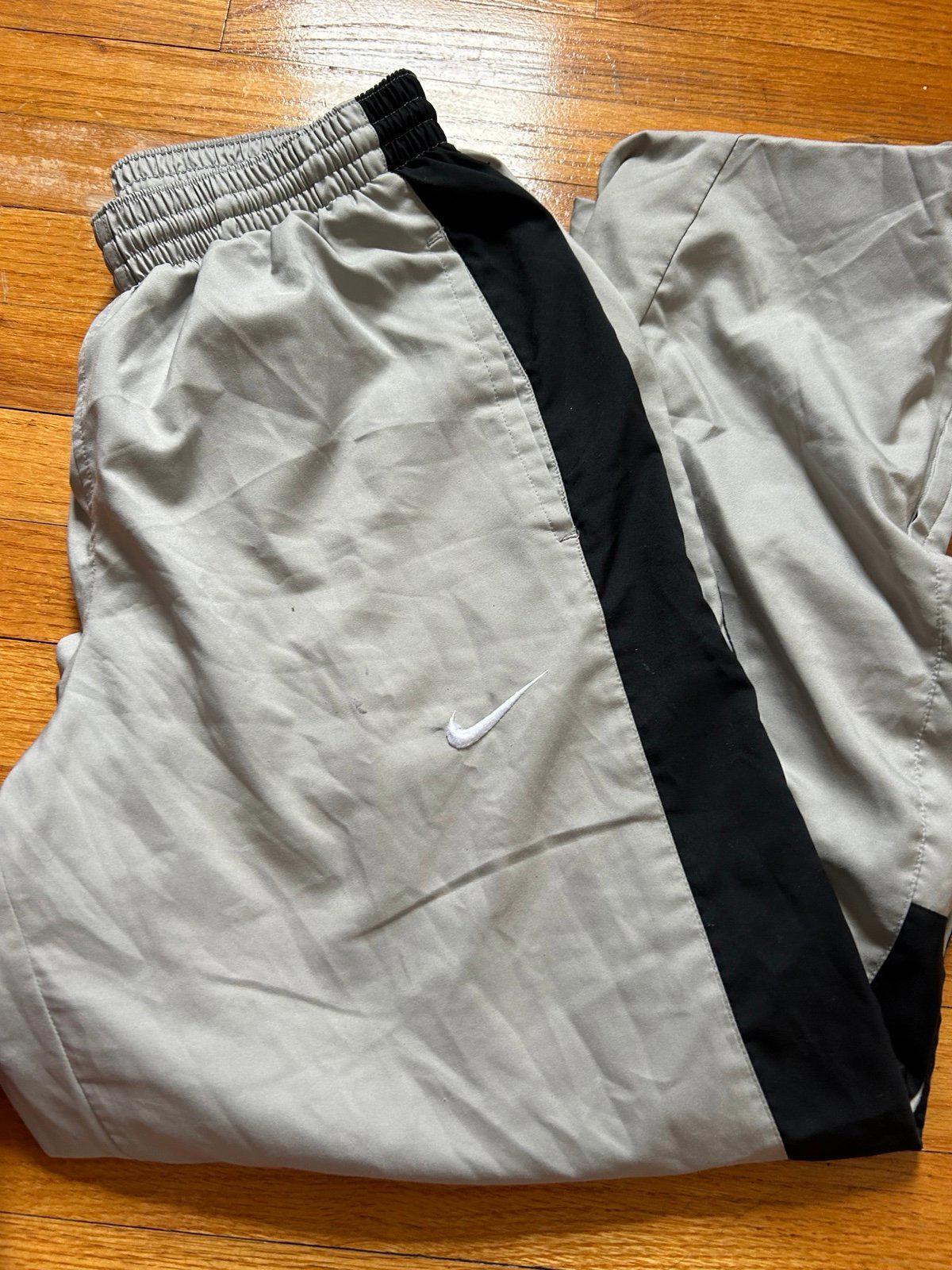 Vintage Grey Nike Track Pants Windbreaker Joggers