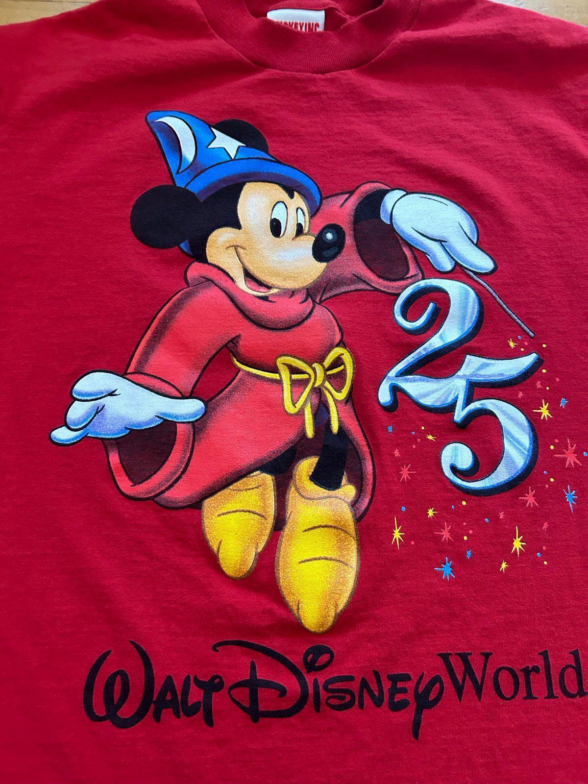 Vintage Walt Disney World 25th Anniversary Mickey Mouse T-Shirt