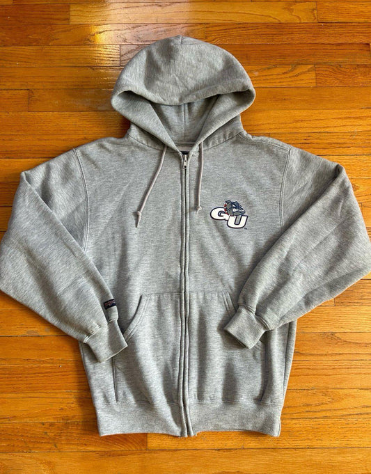 Vintage University of Gonzaga Bulldogs Zip Up Hoodie