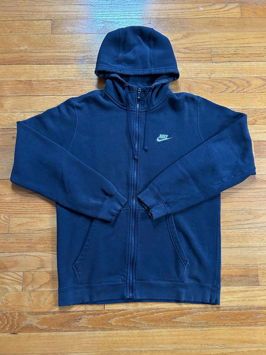 Nike Navy Blue Zip Up Hoodie
