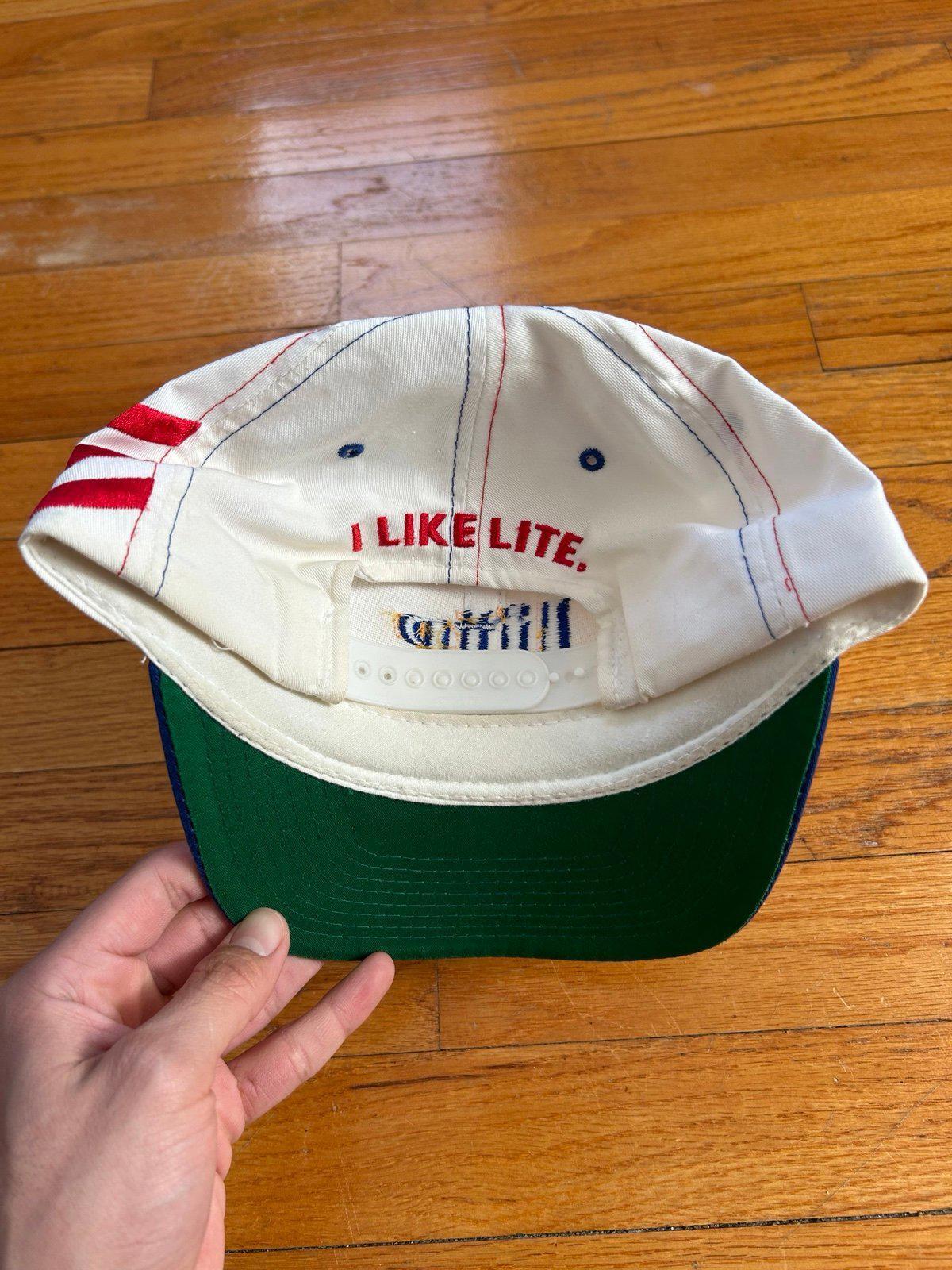 Vintage 90s Miller Lite Beer Milwaukee Wisconsin Hat