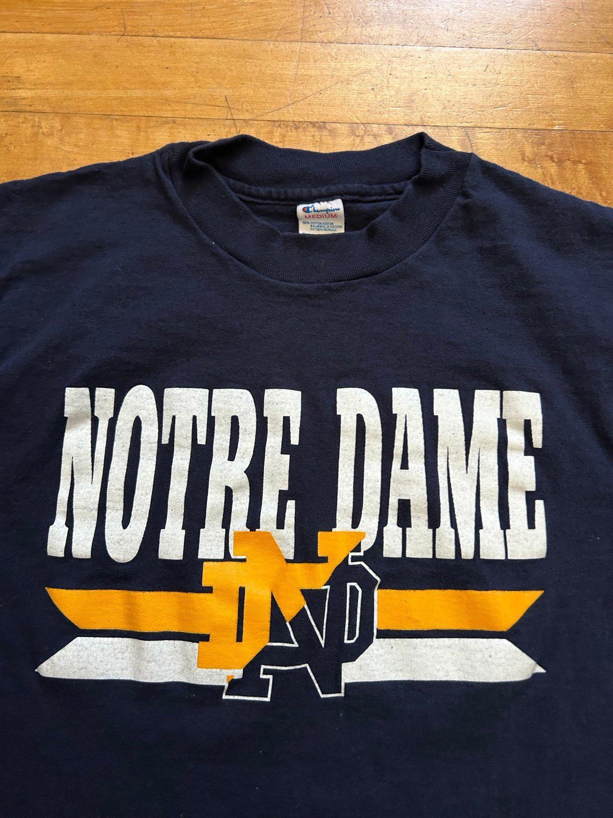 Vintage 80s University of Notre Dame Fighting Irish Champion T-Shirt