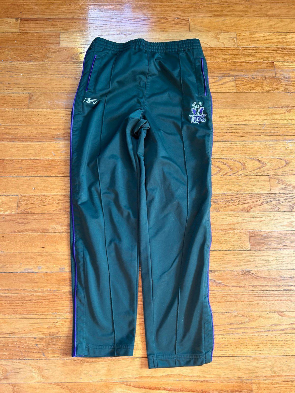 Vintage NBA Reebok Milwaukee Bucks Sweat Pants Joggers