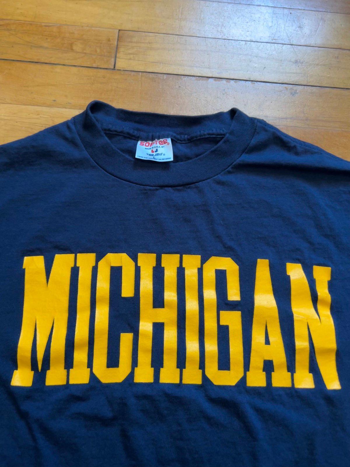 Vintage University of Michigan Wolverines Single Stitch Shirt