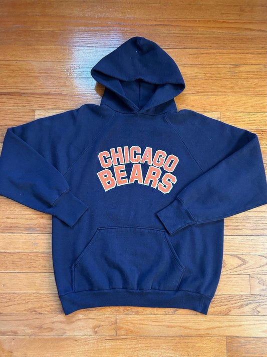 Vintage Logo 7 NFL Chicago Bears 80s Hoodie