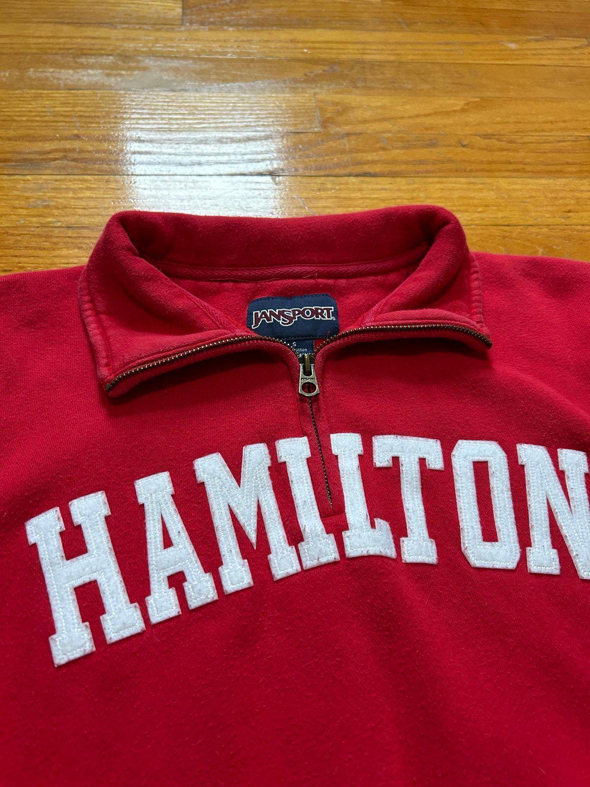 Vintage Hamilton College Quarter Zip Sweater