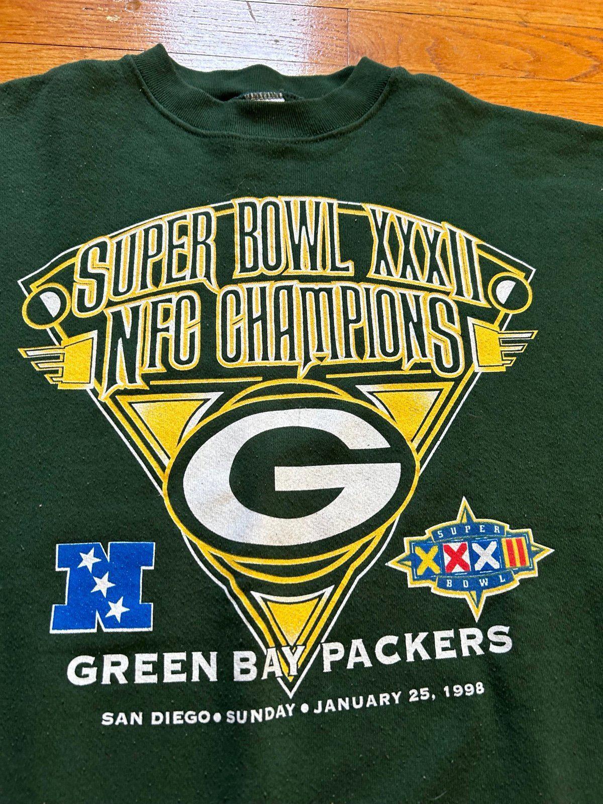 Vintage 90s NFL Green Bay Packer Super Bowl XXXI Champions Crewneck Sweater