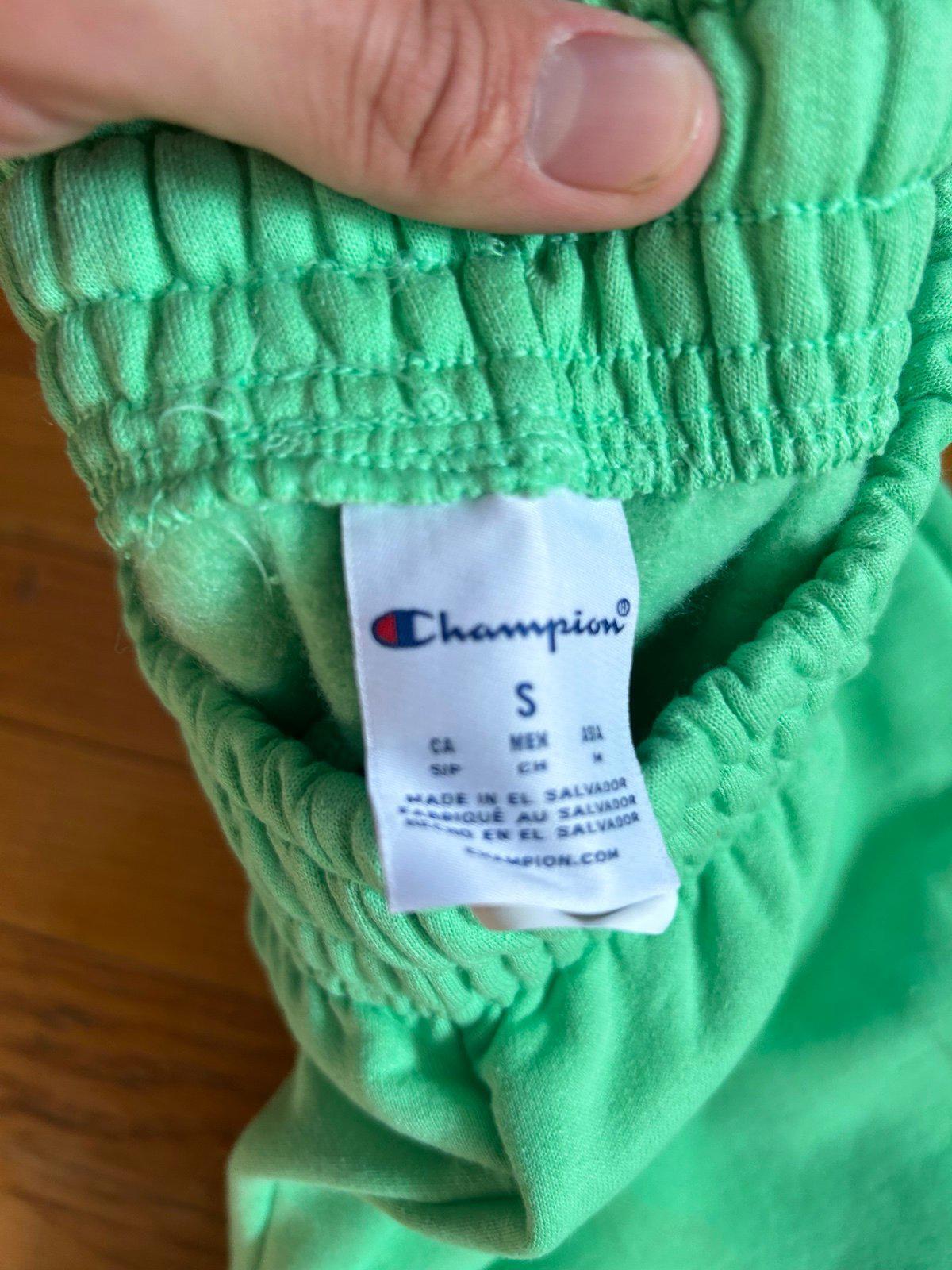 Green Champion Joggers Sweatpants