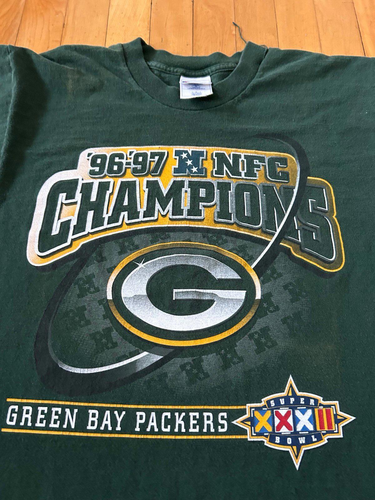 Vintage Green Bay Packers NFL Super Bowl XXXI Champions T-Shirt