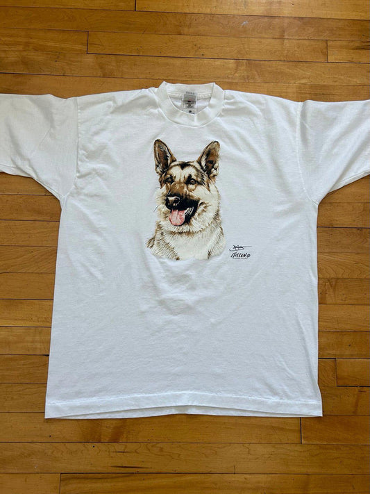 Vintage 1990 German Shepard Dog T-Shirt