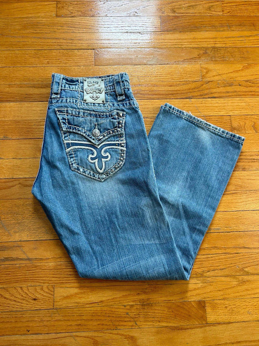 Rock Revival Jeans Mens Boot Cut 36