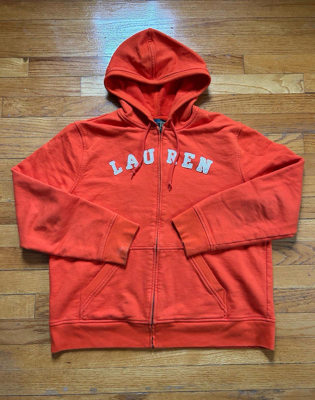 Polo Ralph Lauren Orange Zip Up Hoodie