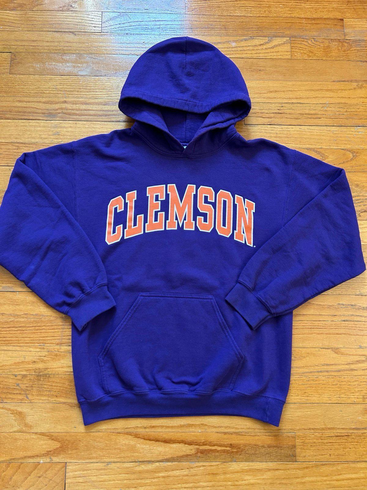 Vintage University of Clemson Tiger Hoodie Sweater