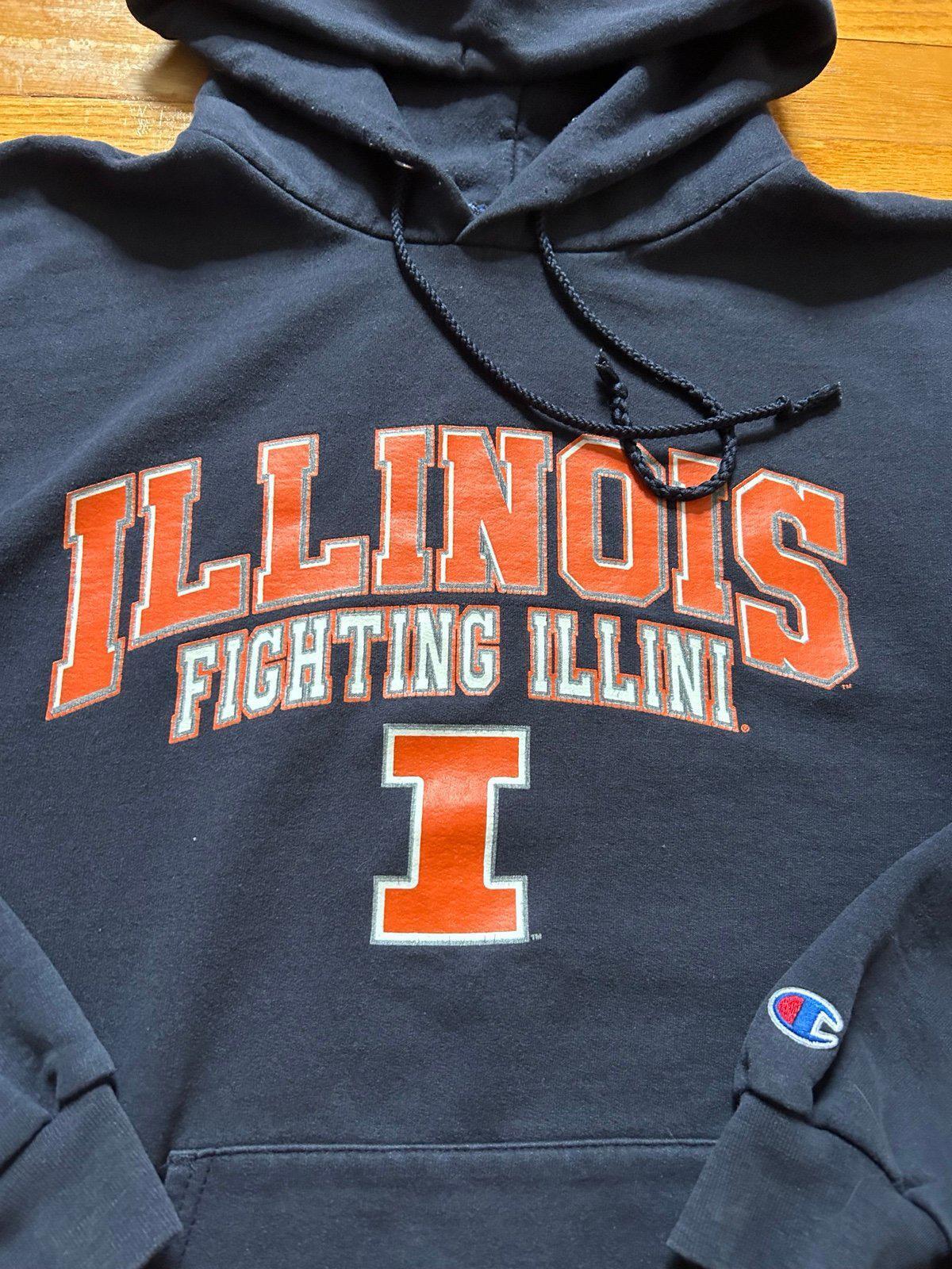 Vintage Champion University of Illinois Fighting Illini Hoodie