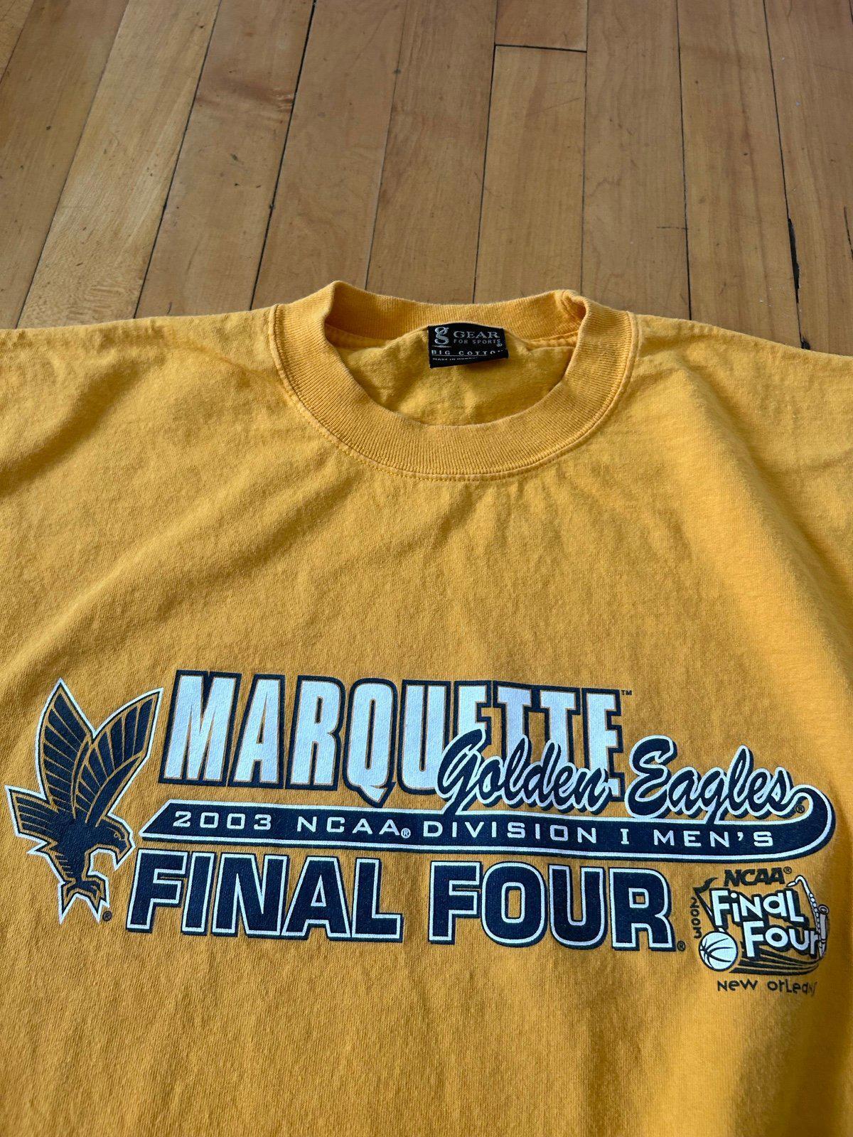 Vintage University of Milwaukee Wisconsin Marquette Eagles Final Four T-Shirt