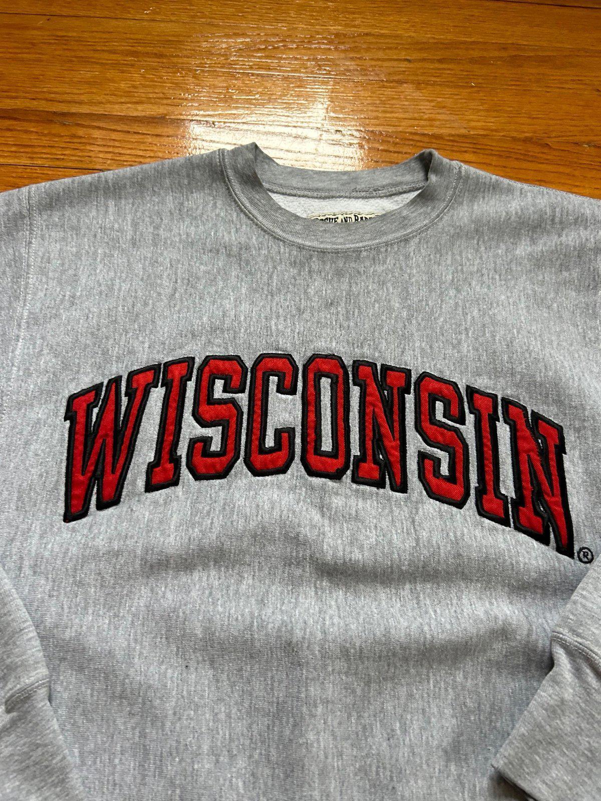 Vintage University of Wisconsin Badgers College NCAA Crewneck Sweater