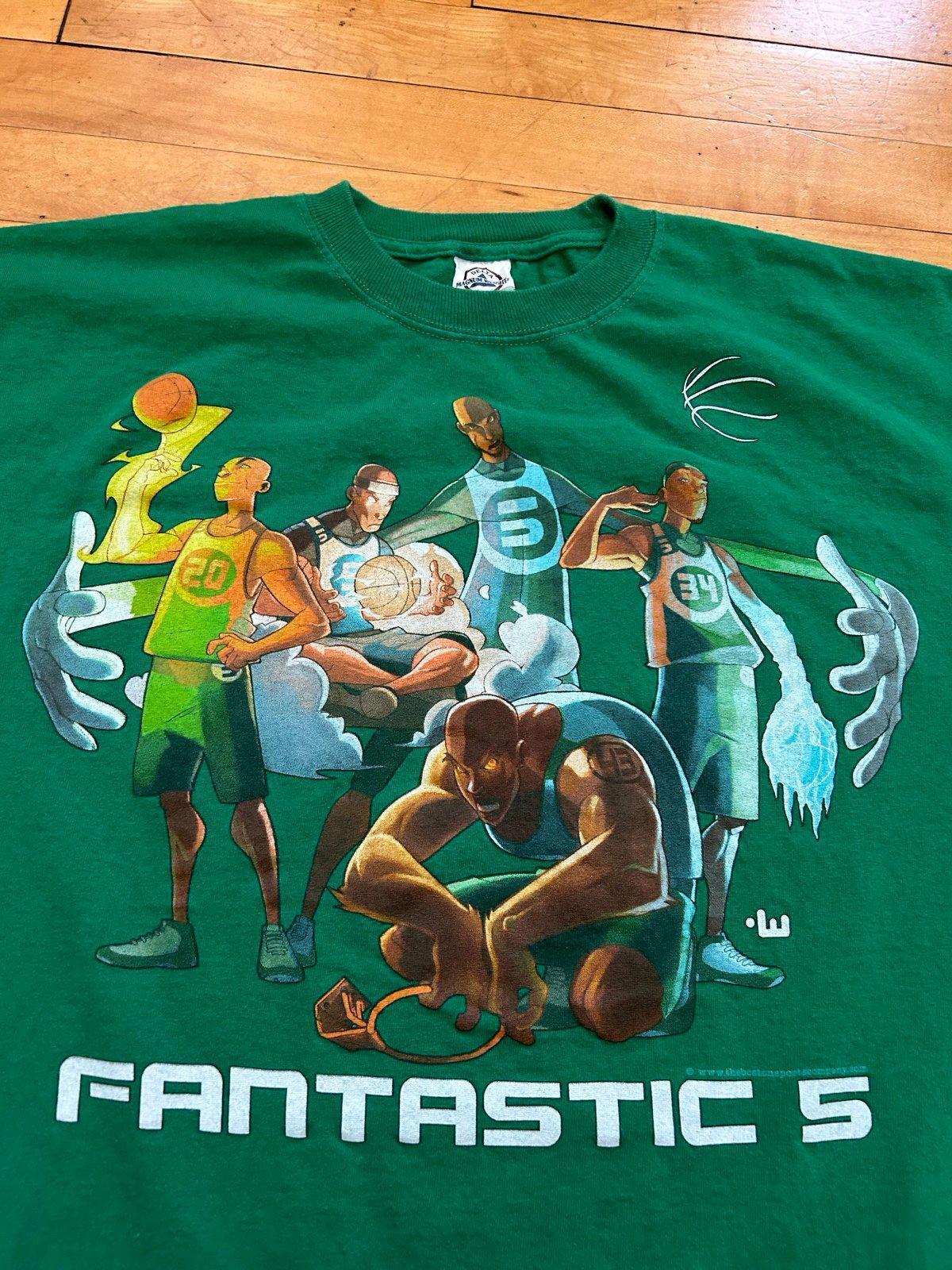 Vintage Boston Celtics "Fantastic 5" Paul Pierce Ray Allen T-Shirt