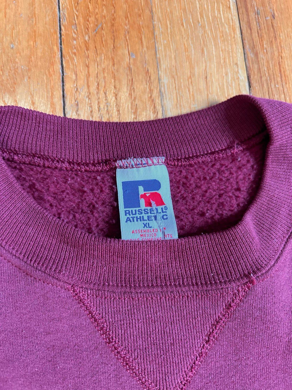 Vintage Maroon Russell Athletic Crewneck