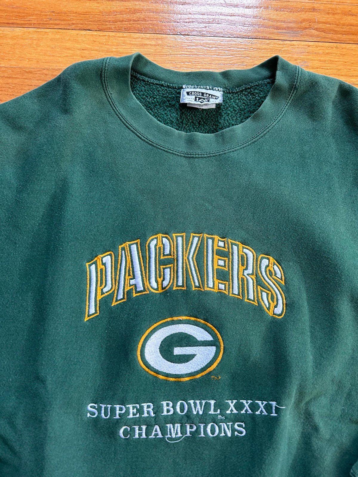 Vintage 90s NFL Green Bay Packer Super Bowl XXXI Champions Crewneck Sweater