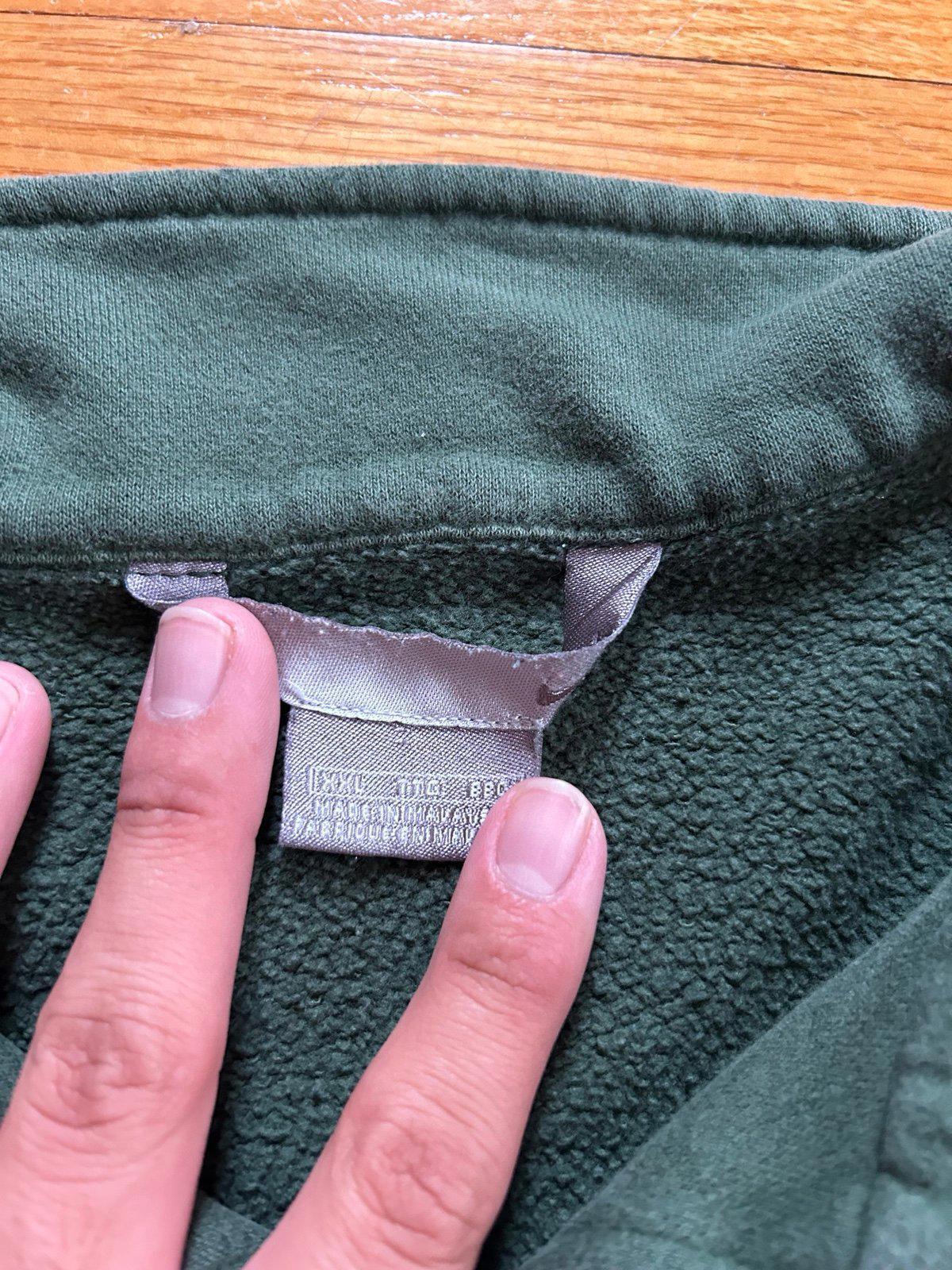 Vintage Nike Green Quarter Zip Sweater