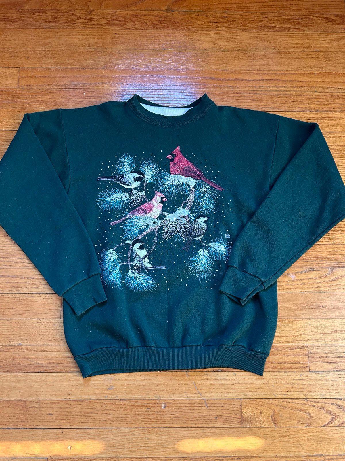 Vintage Christmas Winter Nature Crewneck