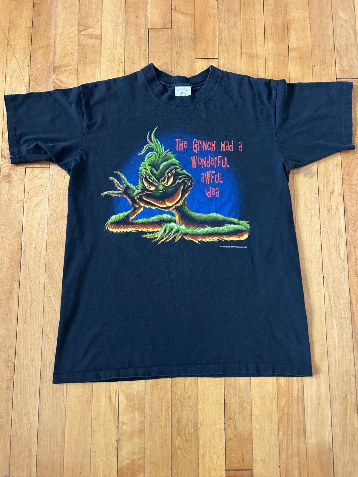 Vintage 1997 Dr Seuss How Grinch Stole Christmas T-Shirt