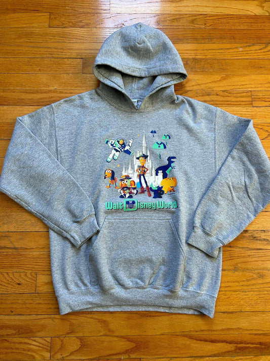 Vintage Walt Disney World Toy Story Buzz Woody Hoodie