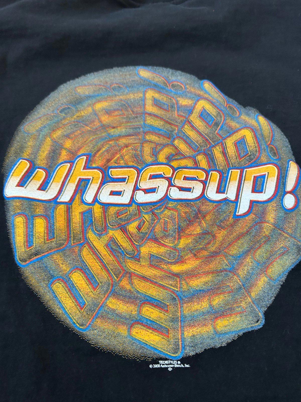 Vintage Budweiser Whassup! Promo Beer T-Shirt
