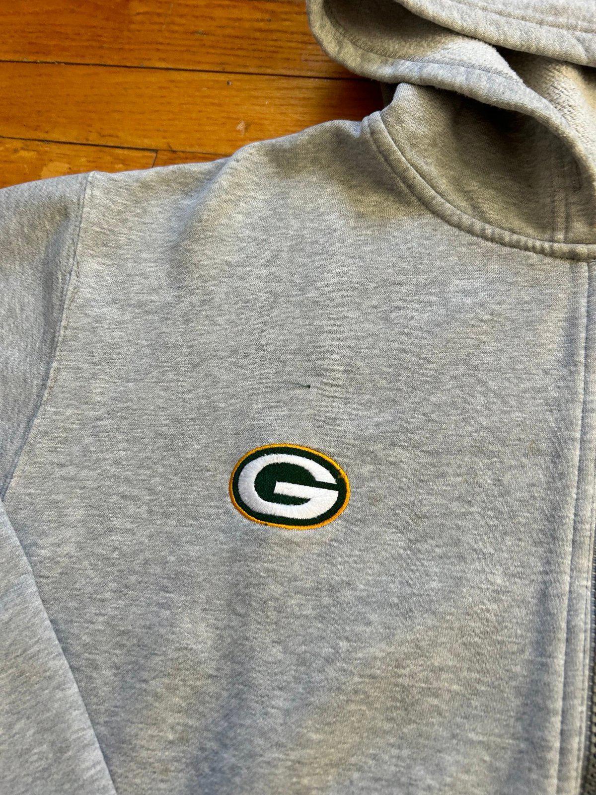 Vintage Nike Green Bay Packers Zip Up Hoodie