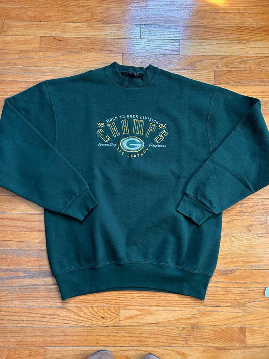 Vintage 90s NFL Green Bay Packer Super Bowl XXXI Champions Crewneck Sweater