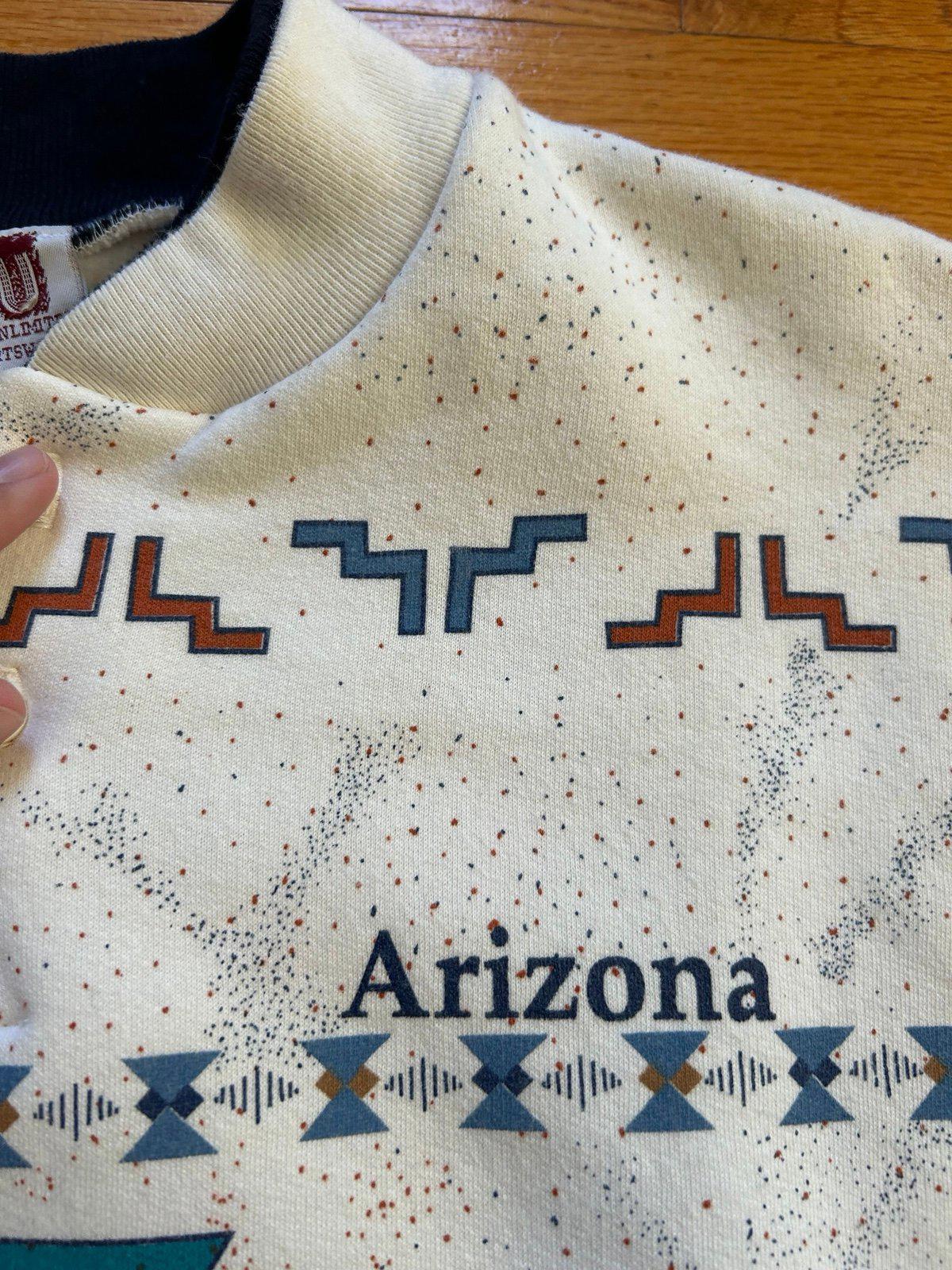 Vintage Arizona Native AOP Crewneck Sweater