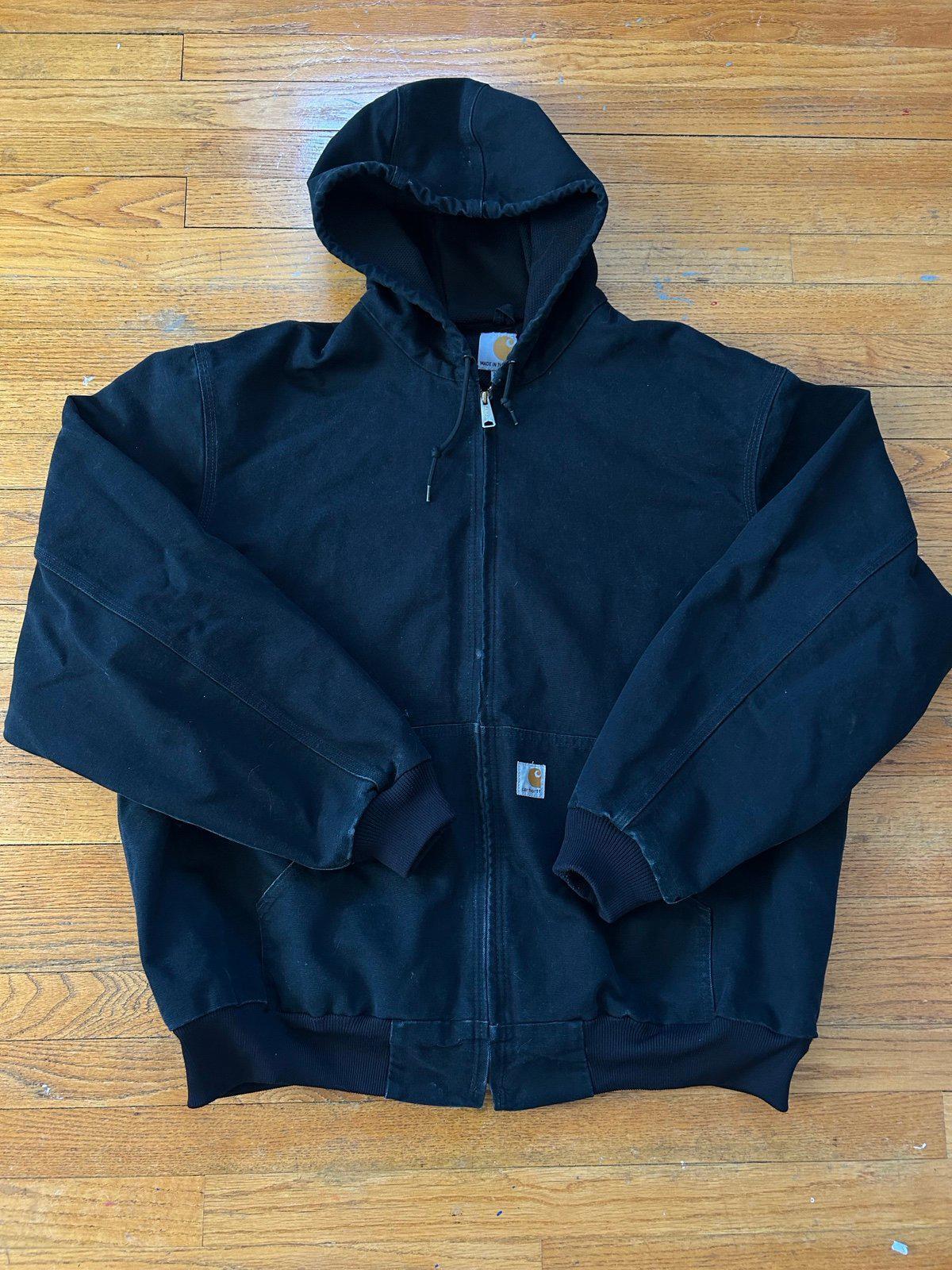 Black Carhartt Work Jacket