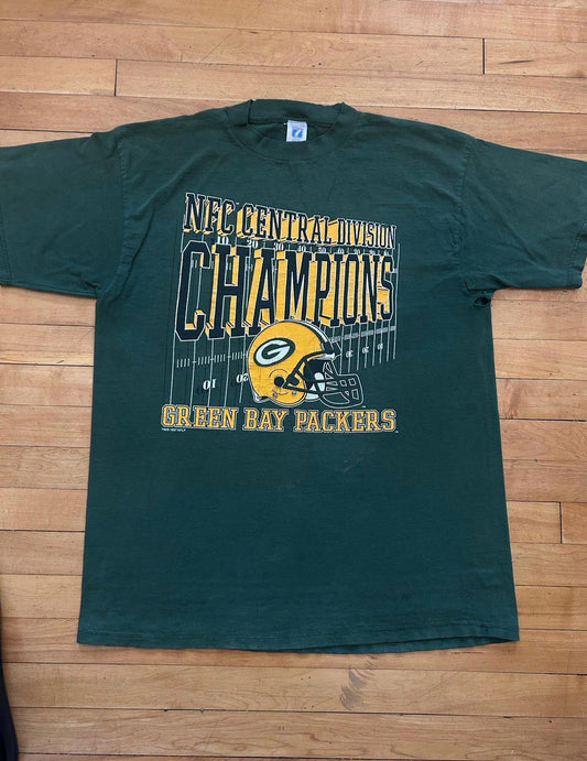 Vintage Green Bay Packers NFL Super Bowl XXXI Champions T-Shirt