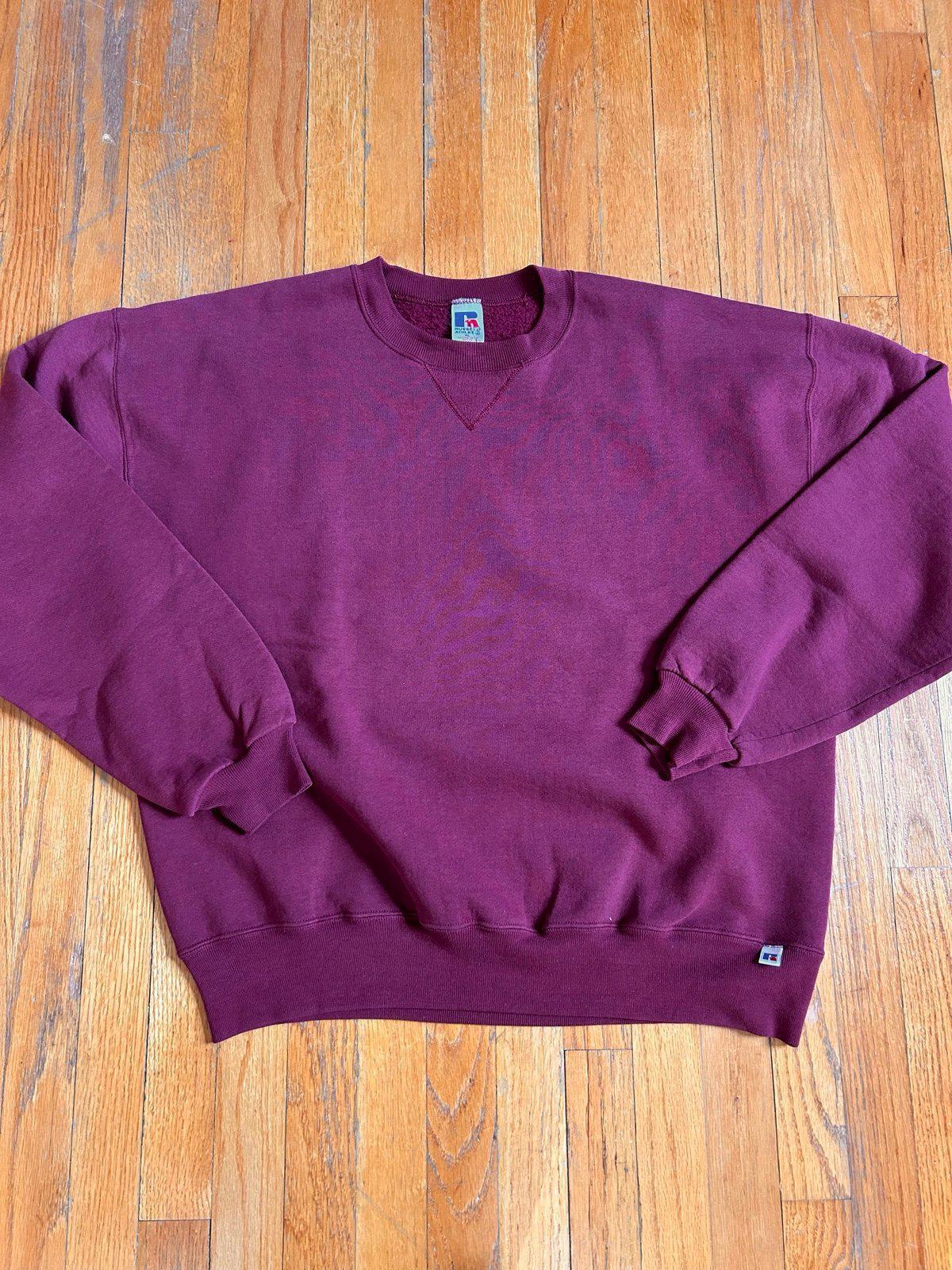 Vintage Maroon Russell Athletic Crewneck