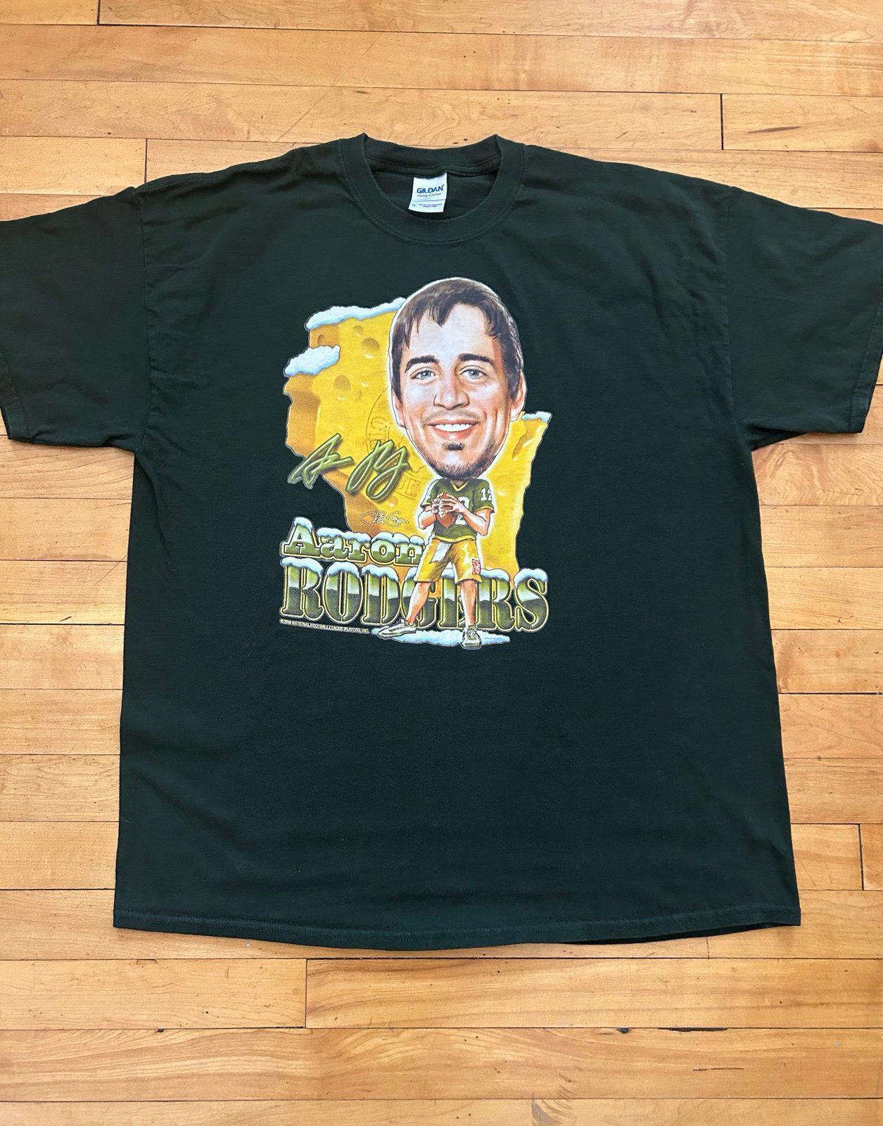 Vintage NFL Green Bay Packer Aaron Rodgers T-Shirt