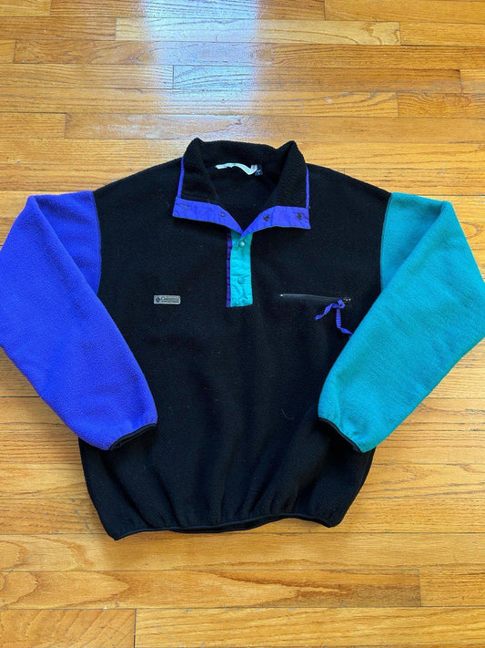 Vintage 90s Columbia Made in USA Fleece Sweater