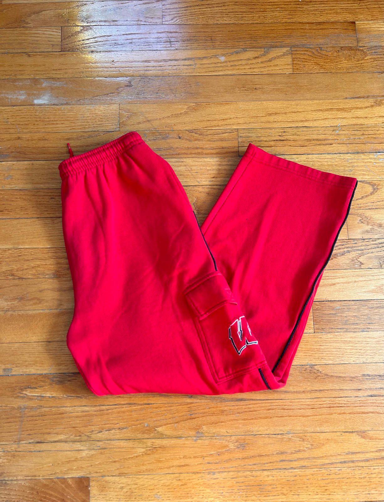 Vintage University of Wisconsin Badgers College NCAA Sweat Pants Joggers